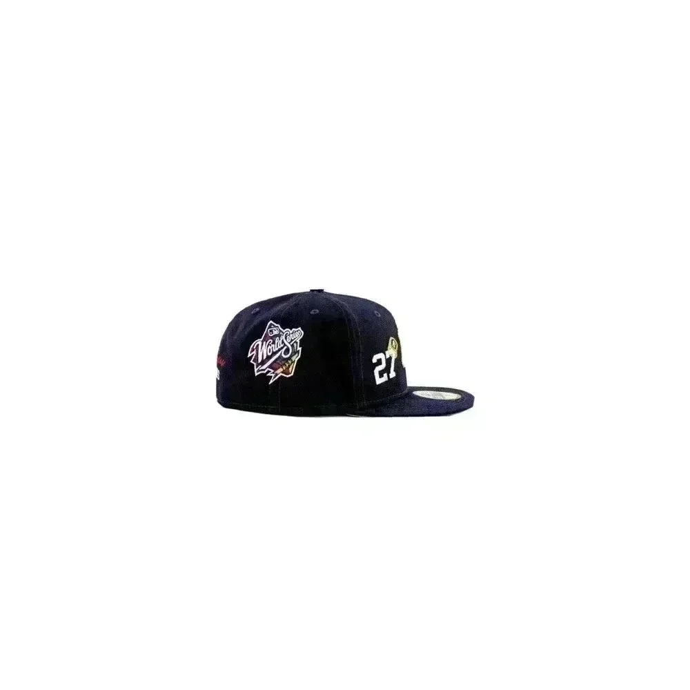 New Era 59Fifty MLB New York Yankees Count The Rings Navy Fitted Hat 7-3/4 NEW